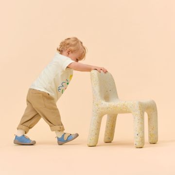 Ensiaskelkengät Cotton Smally Prewalker - Seal - Affenzahn