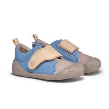 Ensiaskelkengät Cotton Smally Prewalker - Seal - Affenzahn