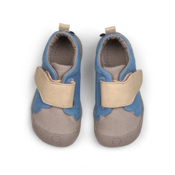 Ensiaskelkengät Cotton Smally Prewalker - Seal - Affenzahn