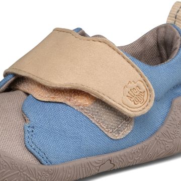 Ensiaskelkengät Cotton Smally Prewalker - Seal - Affenzahn