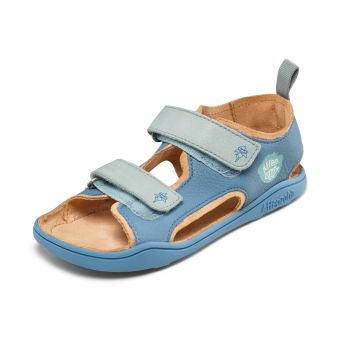 Lasten paljasjalkasandaalit -Leather Airy Shark - Affenzahn 