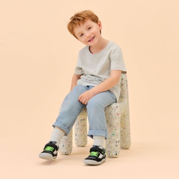 Lasten paljasjalkalenkkarit- Low cut vegan Cheerly - Panther  Affenzahn 