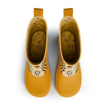 Lasten paljasjalka kumisaappaat -Vegan Plashy / Tiger - Affenzahn