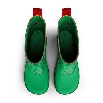 Lasten paljasjalka kumisaappaat -Vegan Plashy / Frog - Affenzahn 