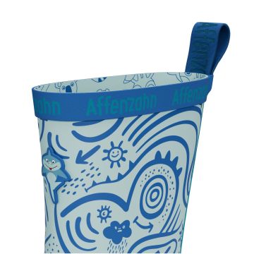 Lasten paljasjalka kumisaappaat -Vegan Plashy / Shark - Affenzahn 