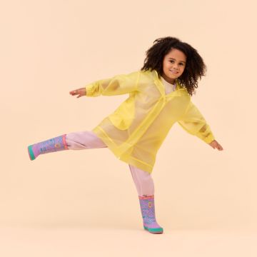 Lasten paljasjalka kumisaappaat -Vegan Plashy / Owl - Affenzahn