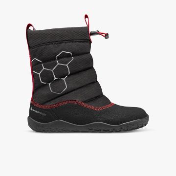 Lasten paljasjalka talvisaappaat Lumi  - obsidian - Vivobarefoot