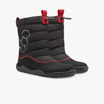 Lasten paljasjalka talvisaappaat Lumi  - obsidian - Vivobarefoot