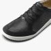 Paljasjalka nahkatennarit juniorille - musta - Gobi Sneaker - VivoBarefoot
