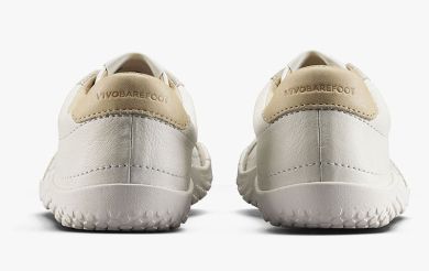 Paljasjalka nahkatennarit juniorille-Limestone -Gobi Sneaker Jr Vivobarefoot 