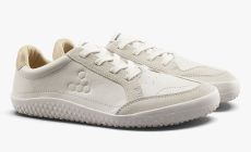 Paljasjalka nahkatennarit juniorille-Limestone -Gobi Sneaker Jr Vivobarefoot 