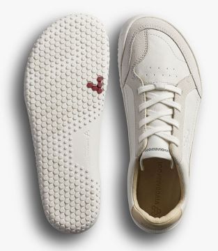 Paljasjalka nahkatennarit juniorille-Limestone -Gobi Sneaker Jr Vivobarefoot 