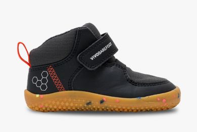 Lasten vettähylkivät PJ nilkkurit- Obsidian - Primus Ludo Hi Toddlers - Preschool- Vivobarefoot 