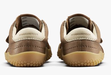 Lasten paljasjalka nahkatennarit -ruskea- Gobi Sneaker Toddlers Vivobarefoot 