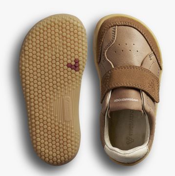 Lasten paljasjalka nahkatennarit -ruskea- Gobi Sneaker Toddlers Vivobarefoot 