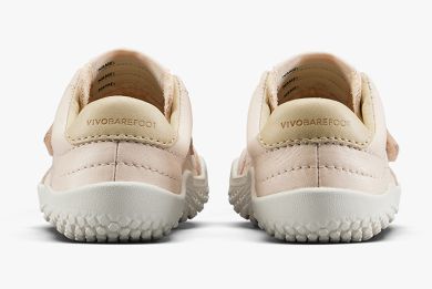 Lastenpaljasjalka nahkatennarit - roosa - Gobi Sneaker Toddlers- Vivobarefoot 