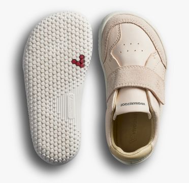 Lastenpaljasjalka nahkatennarit - roosa - Gobi Sneaker Toddlers- Vivobarefoot 