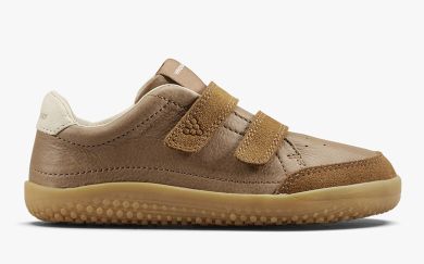 Lasten paljasjalka nahkatennarit - ruskea - Gobi Sneaker Preschool- Vivobarefoot