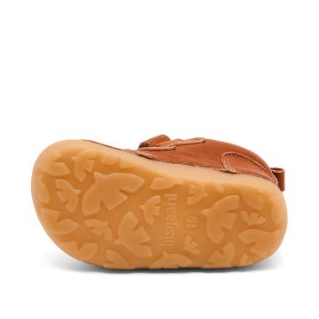 Lasten paljasjalka ensiaskelkengät -Cognac- Carter Bisgaard 