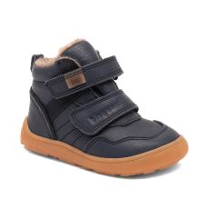Lasten villavuoriset TEX paljasjalkanilkkurit - navy- Becky Bisgaard 