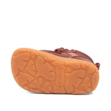 Lasten villavuoriset TEX paljasjalkanilkkurit - bordeaux- Becky Bisgaard 