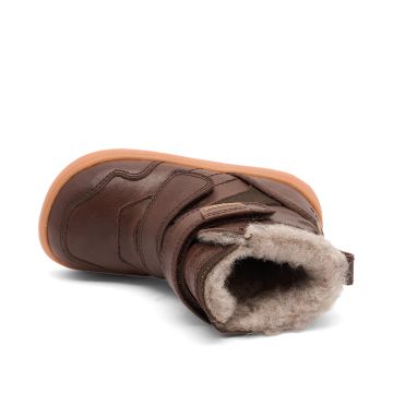 Lasten villavuoriset TEX paljasjalka Talvikengät - Dark Brown- Thorsten Bisgaard
