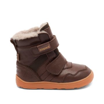 Lasten villavuoriset TEX paljasjalka Talvikengät - Dark Brown- Thorsten Bisgaard