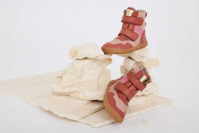 Lasten villavuoriset TEX paljasjalka Talvikengät - pink- Timo Bisgaard 