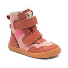Lasten villavuoriset TEX paljasjalka Talvikengät - pink- Timo Bisgaard 
