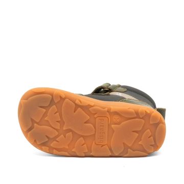 Lasten villavuoriset TEX paljasjalka Talvikengät - green- Timo Bisgaard