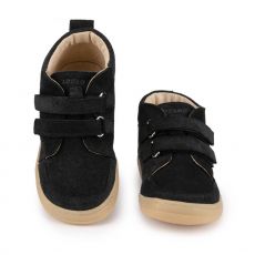 Lasten paljasjalkakengät Fox 2.0- black suede - Zeazoo