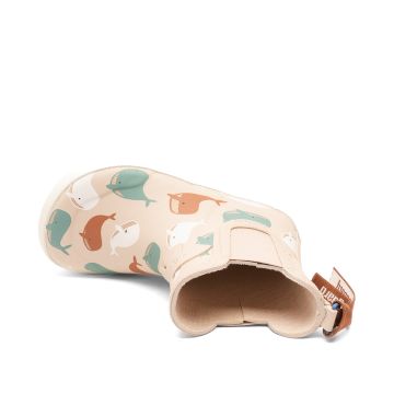 Lasten lyhytvartiset paljasjalka kumisaappaat - Whale-Bisgaard
