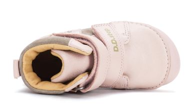 Lasten paljasjalka välikausinilkkurit -Baby Pink- D.D.Step