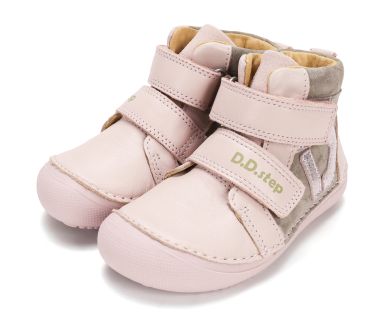 Lasten paljasjalka välikausinilkkurit -Baby Pink- D.D.Step