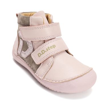Lasten paljasjalka välikausinilkkurit -Baby Pink- D.D.Step