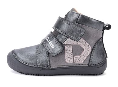 Lasten paljasjalka välikausinilkkurit -Marine Grey- D.D.Step