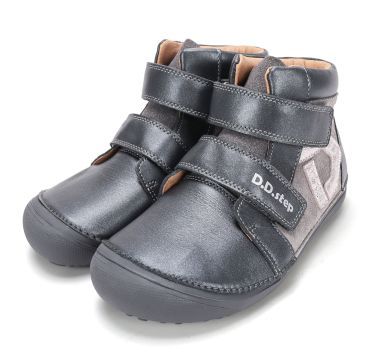 Lasten paljasjalka välikausinilkkurit -Marine Grey- D.D.Step