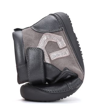Lasten paljasjalka välikausinilkkurit -Marine Grey- D.D.Step