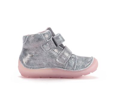 Lasten fleecevuoriset paljasjalka välikausinilkkurit - Silver / Glow in the dark- D.D.Step