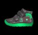 Lasten fleecevuoriset paljasjalka välikausinilkkurit - Silver / Glow in the dark- D.D.Step