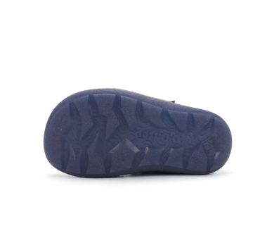 Lasten fleecevuoriset paljasjalka välikausinilkkurit - Cobalt / Glow in the dark- D.D.Step