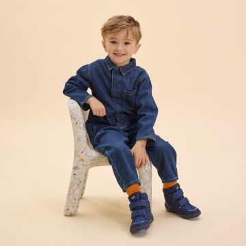 Lasten paljasjalka TEX talvikengät -Mid Boot Chamude Comfy Bear-Affenzahn  