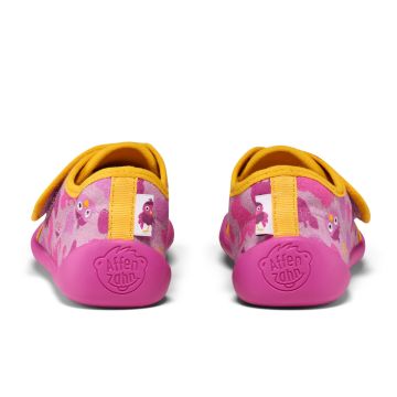 Lasten paljasjalka kangastossut - Slipper cotton Movy Bird- Affenzahn 