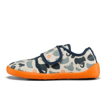 Lasten paljasjalka kangastossut - Slipper cotton Movy Bunny- Affenzahn