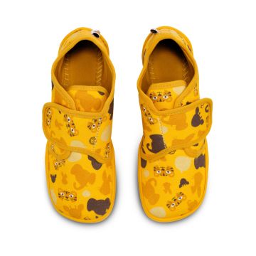 Lasten paljasjalka kangastossut - Slipper cotton Movy Tiger - Affenzahn