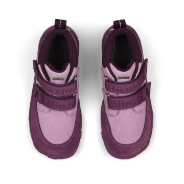 Lasten TEX paljasjalkakengät/välikausi Low Boot Leather Friendy -Otter - Affenzahn