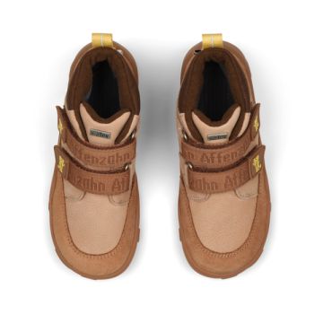 Lasten TEX paljasjalkakengät/välikausi Low Boot Leather Friendy - Tiger - Affenzahn
