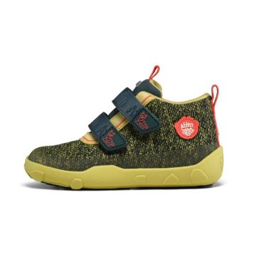 Lasten paljasjalkakengät/välikausi - Low Boot Knit Happy Caterpillar - Affenzahn