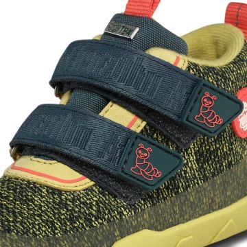 Lasten paljasjalkakengät/välikausi - Low Boot Knit Happy Caterpillar - Affenzahn