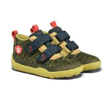 Lasten paljasjalkakengät/välikausi - Low Boot Knit Happy Caterpillar - Affenzahn